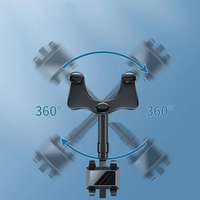 電話サポートミラー - 調整可能な角度と安定した取り付け 