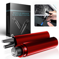 Martillo de Emergencia para Coche – Rompe-Ventanas y Corta-Cinturones 