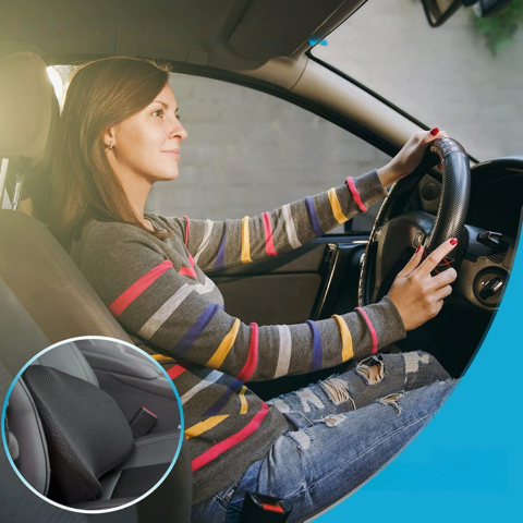 Auto polštář pro záda a sezení – zvýšené pohodlí 