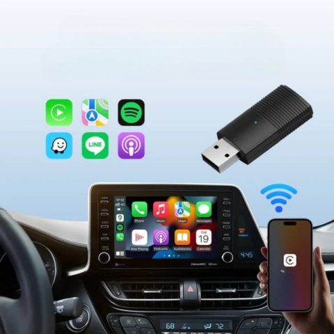 Adaptateur CarPlay Sans Fil – Connexion Automatique Pour Systèmes OEM