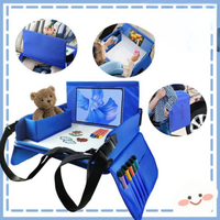 لوحة سفر لمقعد السيارة للأطفال — راحة وتخزين مدمج 