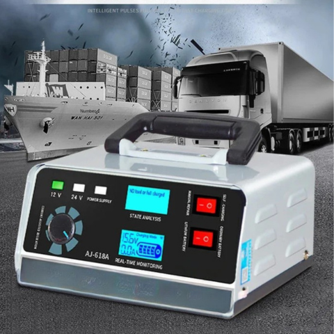 Intelligens akkumulátortöltő 12V 30A/24V 15A - Stabil teljesítmény és kiterjesztett kompatibilitás