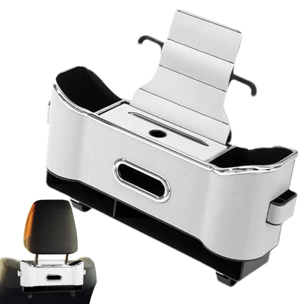 フックと収納ボックス付きリアシートオーガナイザー - スペースの最適化と車の整頓