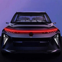 車のボンネットのライトバンド 