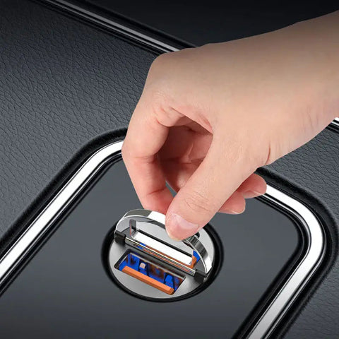 Compact Car Charger – Double USB Port and Fast 