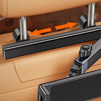 Støtte for telefon og nettbrett til bil – Justerbar hodestøttefeste 